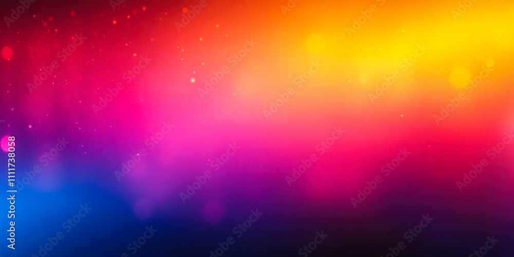 Poster vibrant abstract blurred gradient background with bright colors and soft bokeh effect