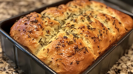 Elevate Your Home Baking with No-Knead Rosemary Garlic Bread Recipe That Combines Tradition with Amazing Flavor