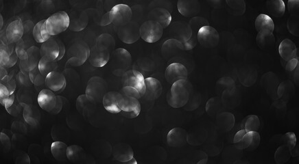 Black background bokeh abstract blur card halloween light effect pattern glitter photo flare mockup...