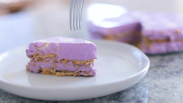 Ube Cheese Graham Float