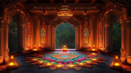 Indian Palace Interior