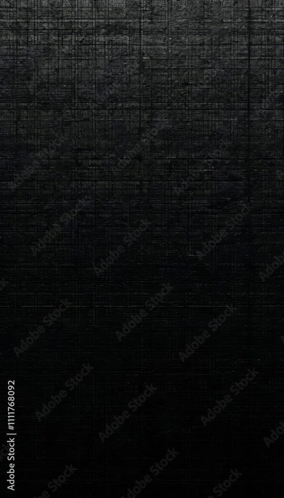 Poster dark textured background with subtle grid pattern and woven appearance