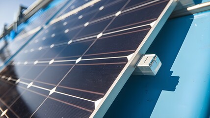 solar panels on the roof