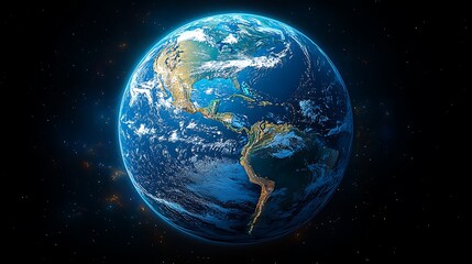 earth in space