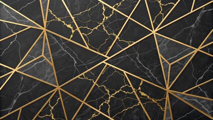 marble background with golden lines