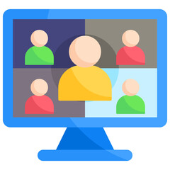 Virtual Meeting Icon