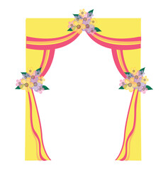 Indian Wedding Haldi Ceremony Decorative entry ate