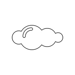 Cloud icon in line style