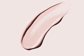 Obraz premium Minimalistic Light Pink Concealer Texture for Beauty Design