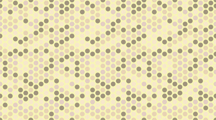 Abstract polka dot pattern with geometric circles, perfect for seamless textile prints, wallpaper, or modern poster backgrounds. A trendy and creative vector design.