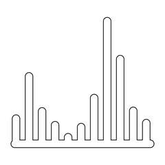 graph, chart, diagram icon in line style