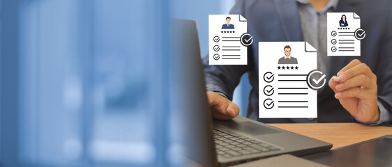 performance evaluation and announce employees passed probation, online assessments, employment...