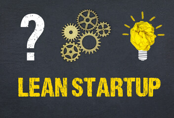 Obraz premium Lean Startup