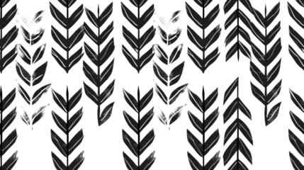 black seamless arrow pattern isolated