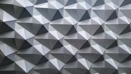 Fototapeta premium Acoustic panel texture with triangular patterns