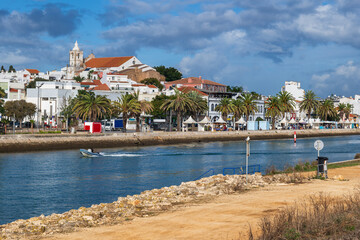 Fototapeta premium Lagos Skyline On Algarve Coast In Portugal
