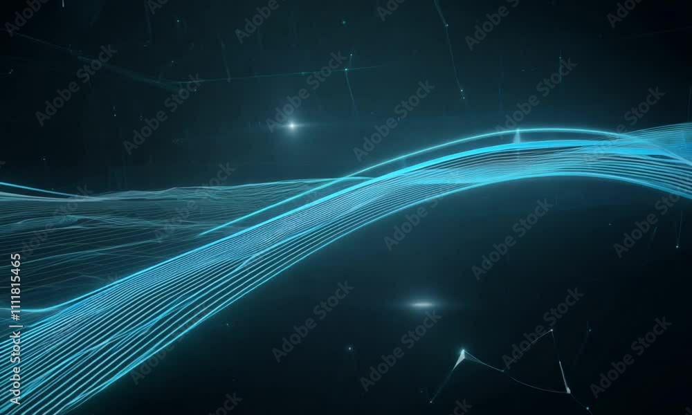Aufkleber high-tech digital environment featuring a futuristic motion concept with dynamic visuals