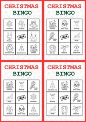 Christmas bingo cards with festive designs like Santa, reindeer, and candy canes, ideal for parties, classrooms, or family time. Printable and fun, they bring joy to any holiday gathering.