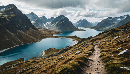 Voyage panoramique à travers les montagnes