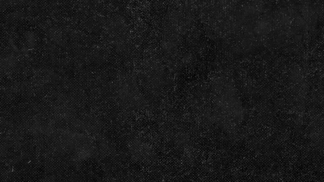 Video effect 4k resolution background, grunge backdrop, black paper background overlay dust and scratch moving