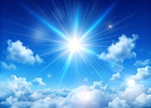 blue sky with clouds