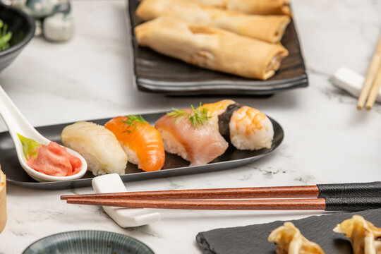 you should refrain from using previously unfrozen saltwater fish, since it may contain anisakis in sushi
