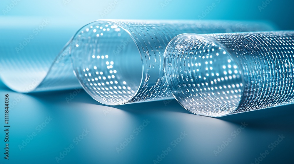 Poster polymers used in next-gen flexible electronics, bending screens and conductive circuits shining unde