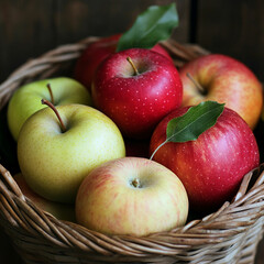 Red Apple Day Background