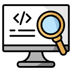 System Monitor  Icon Element For Design