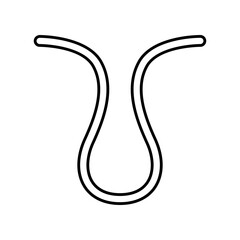 Liquid icon in line style