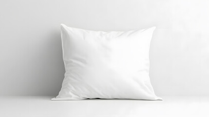 White pillow, mock up, clean background
