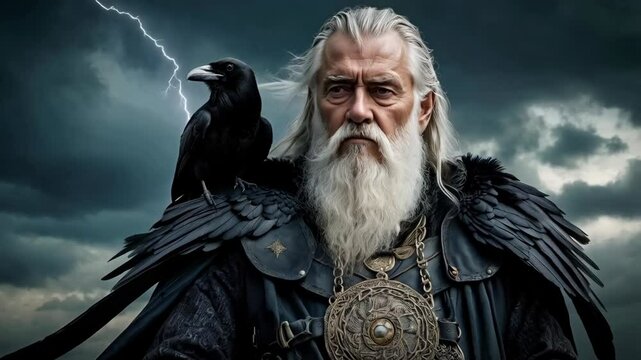 Odin, the Norse god of wisdom and war