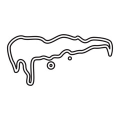 Frozen illustration in line style