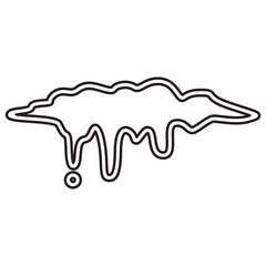 Frozen illustration in line style