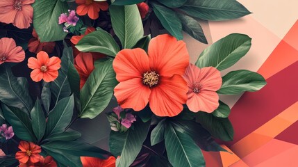 red and yellow flower