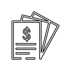 Bonds icon in line style