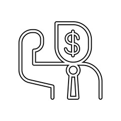 Investor icon in line style