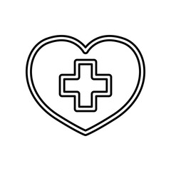 Medical icon in line style