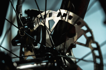 Disc brake of a mountain bicycle