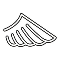 Wing icon in line style