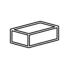 Brick icon in line style