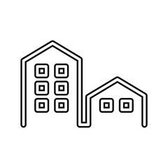 Building icon in Line style
