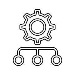 Obraz premium System icon in line style