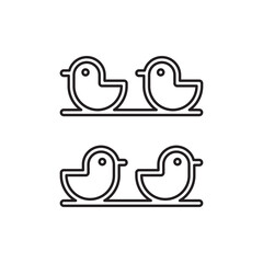 Amusement park icon in line style