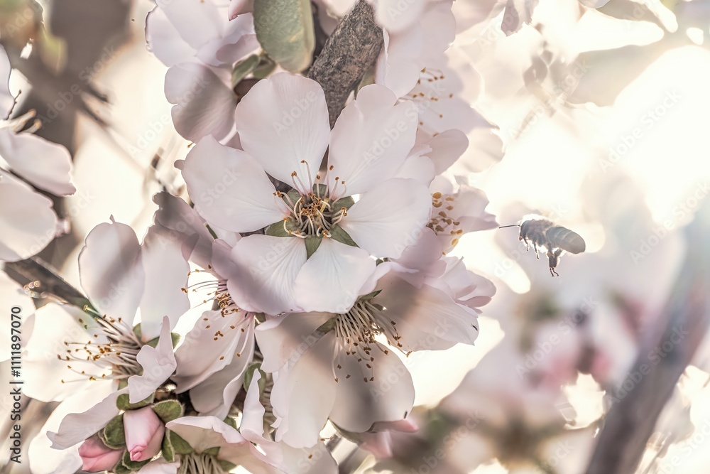 Sticker blossom in spring