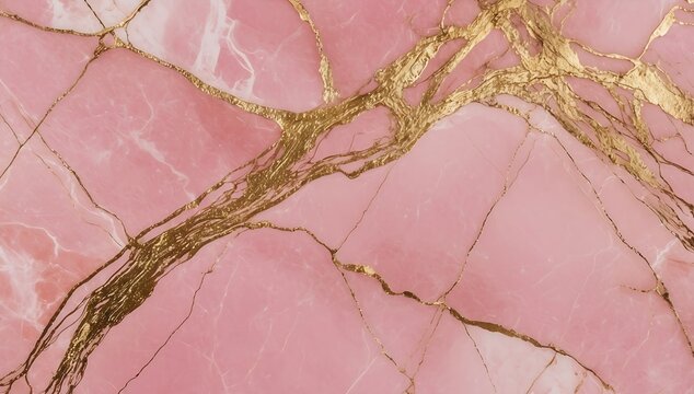 pink marble texture background with gold veins
 - Powered by Adobe