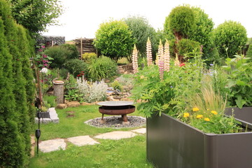 Grillplatz im Garten