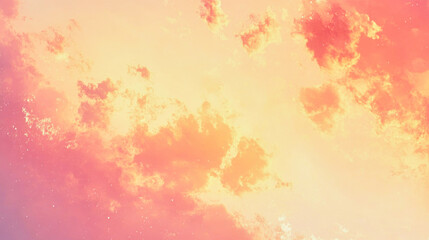 Obraz premium Majestic sunrise sky filled with vibrant reds and golds over a tranquil landscape