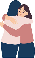 Mother and daughter Hug