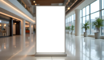 Indoor Mall Poster Mockup for Retail Promotions